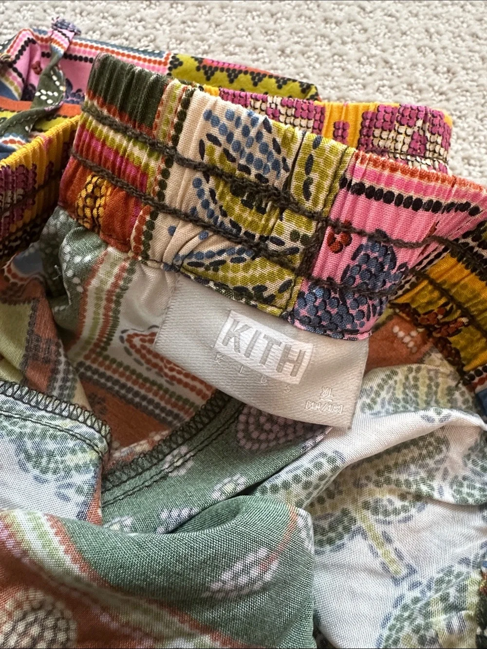 Kith Kids Tropical Tapestry Button Down and Pants Set